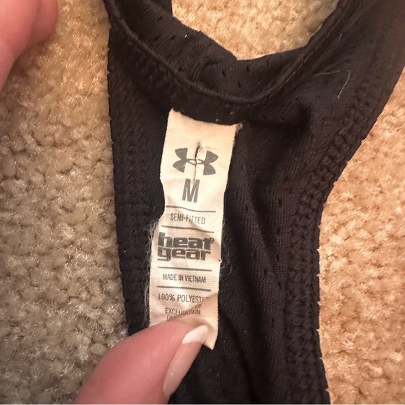 Under Armor Texas Tech Red Black Mesh Jersey Kliff Kingsbury Heart Womens Medium - Picture 5 of 9